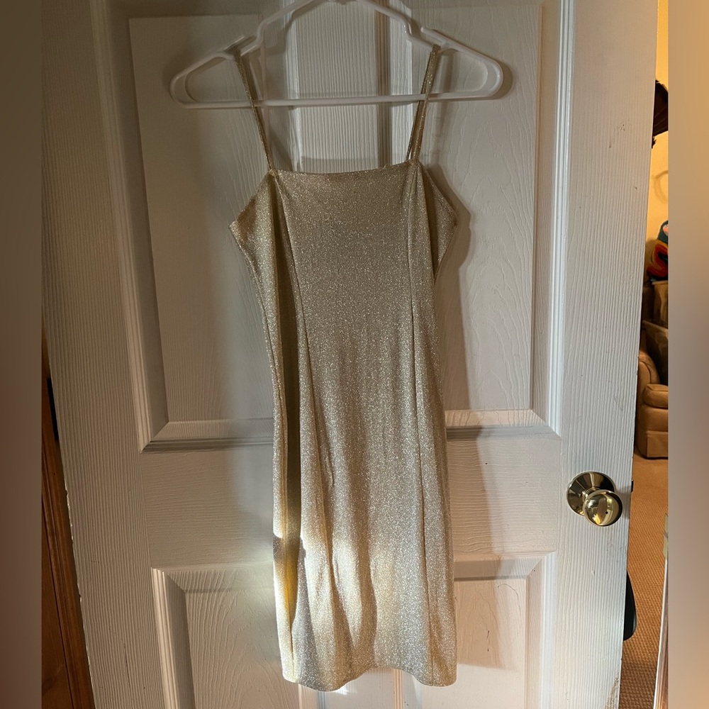 Forever 21 Gold Dress